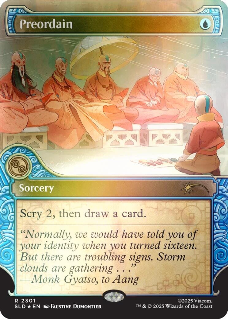 Preordain (2301) (Rainbow Foil) [Secret Lair Drop Series] MTG Single Magic: The Gathering  | Multizone: Comics And Games