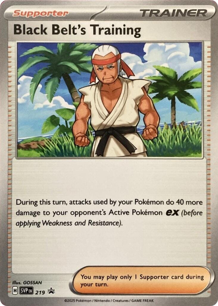 Black Belt's Training (219) [Scarlet & Violet: Black Star Promos] Pokemon Single Pokémon  | Multizone: Comics And Games