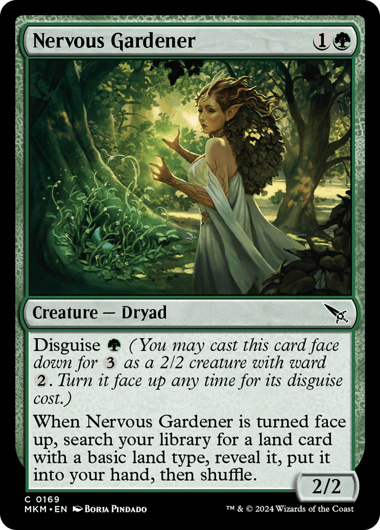 Nervous Gardener [Murders at Karlov Manor] MTG Single Magic: The Gathering  | Multizone: Comics And Games