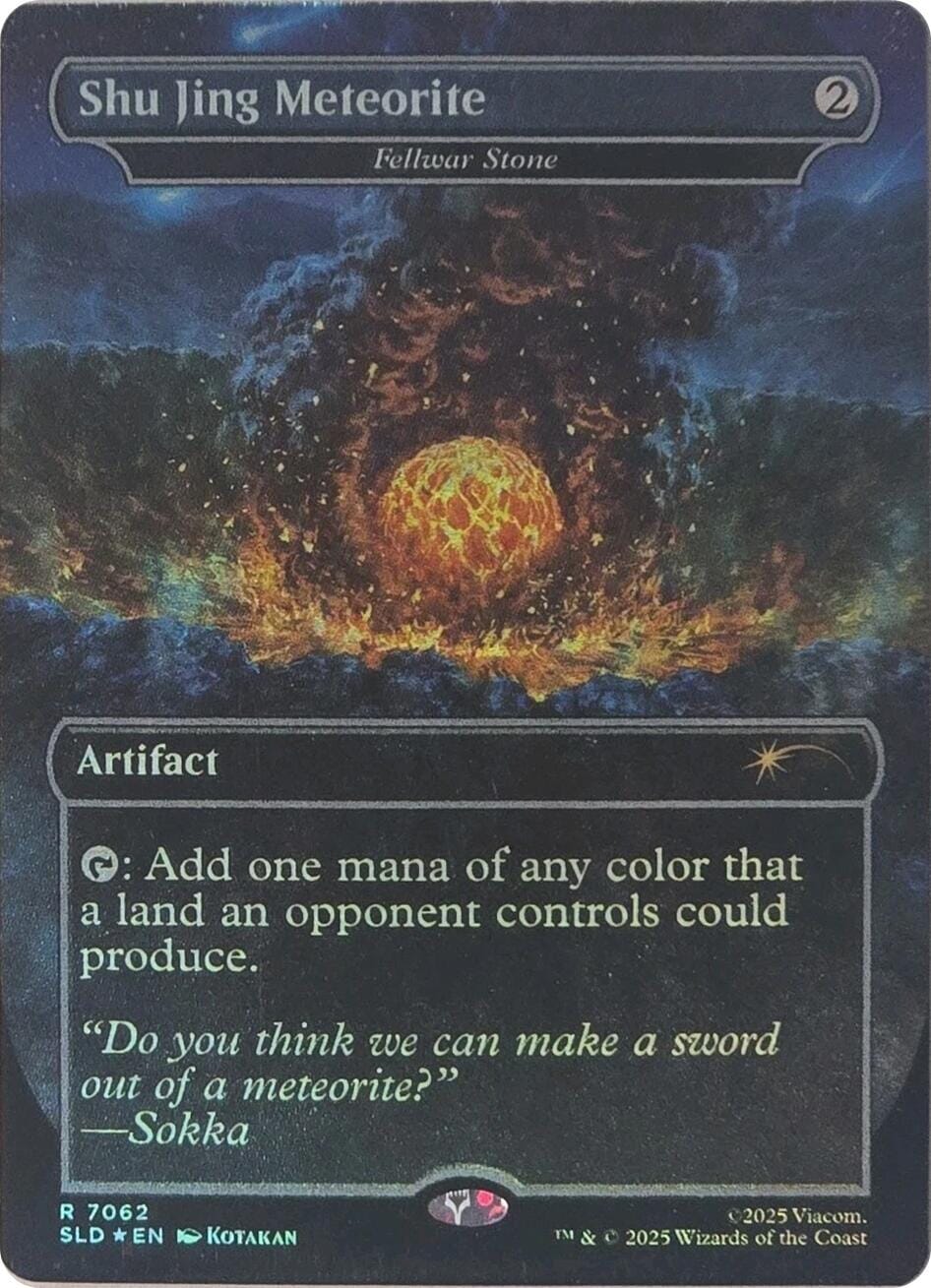 Shu Jing Meteorite - Fellwar Stone (Rainbow Foil) [Secret Lair Drop Series] MTG Single Magic: The Gathering  | Multizone: Comics And Games