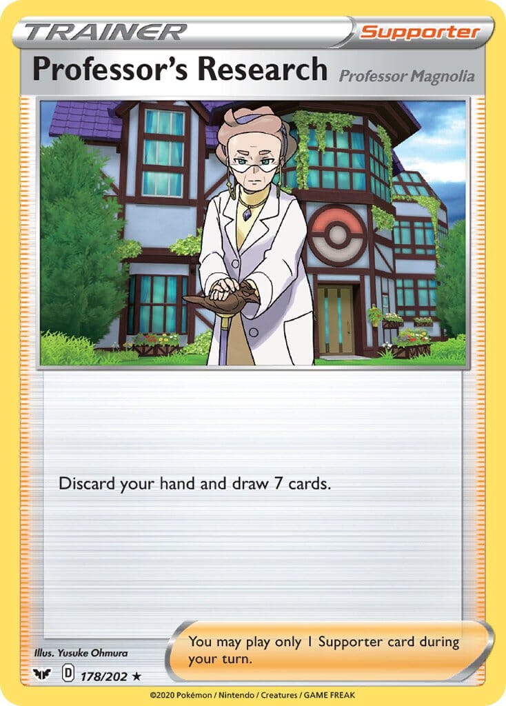Professor's Research (178/202) [Sword & Shield: Base Set] Pokemon Single Pokémon  | Multizone: Comics And Games