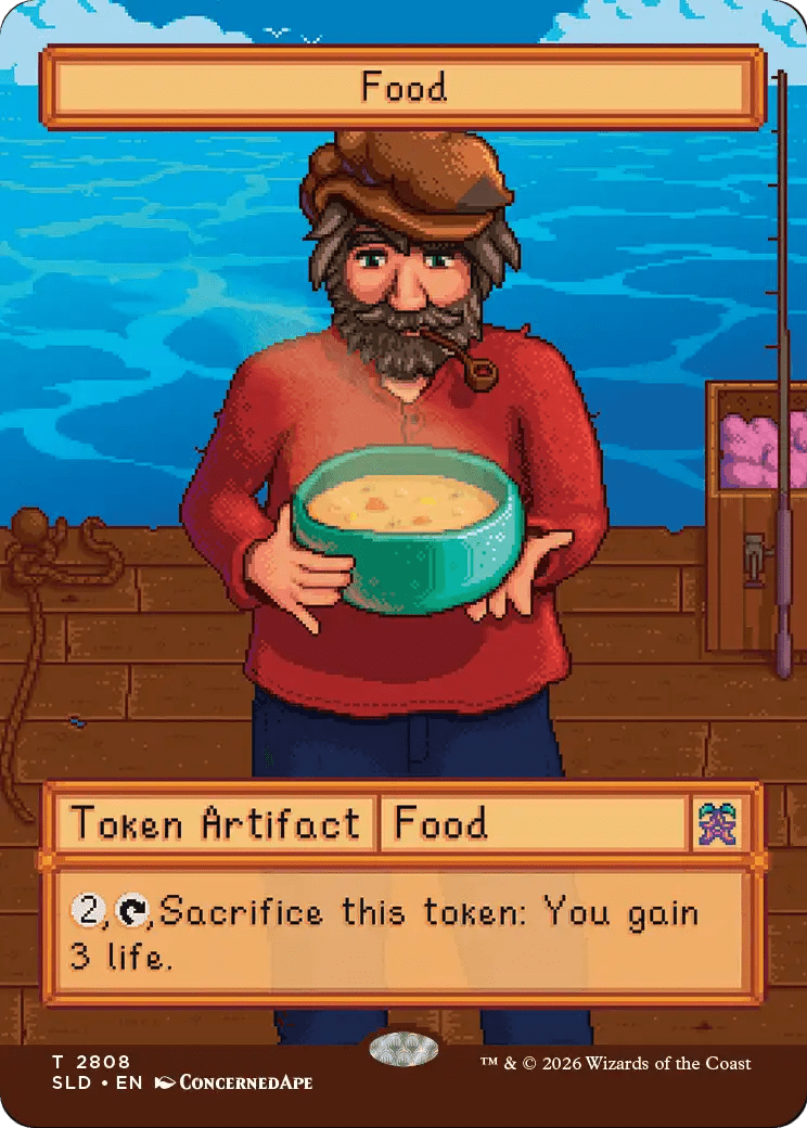 Food Token (2808) [Secret Lair Drop Series] MTG Single Magic: The Gathering  | Multizone: Comics And Games