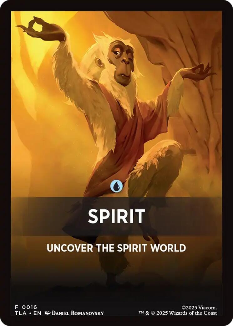 Spirit Theme Card [Avatar: The Last Airbender Tokens] MTG Single Magic: The Gathering  | Multizone: Comics And Games