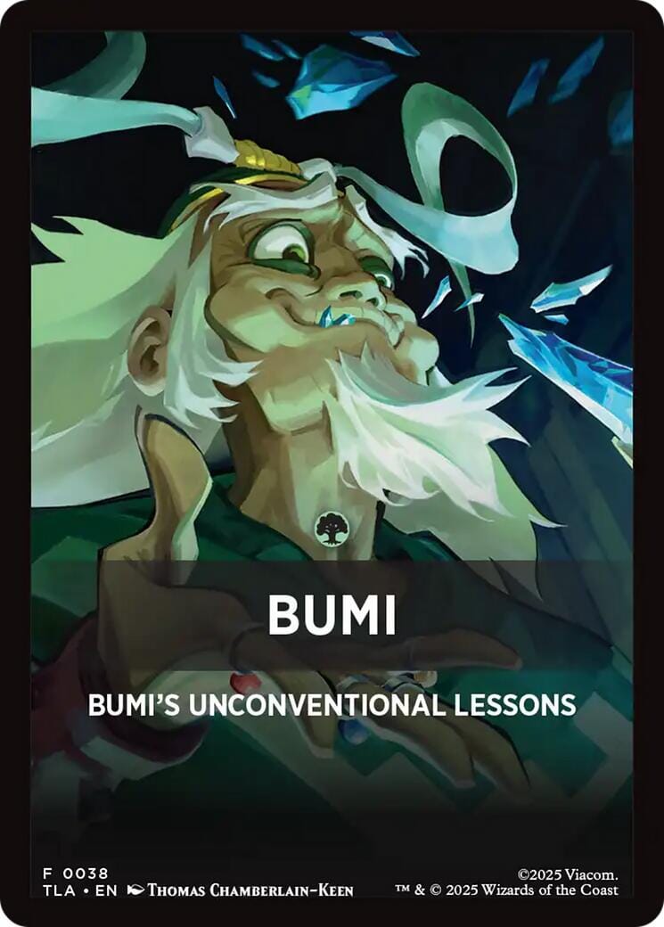 Bumi Theme Card [Avatar: The Last Airbender Tokens] MTG Single Magic: The Gathering  | Multizone: Comics And Games