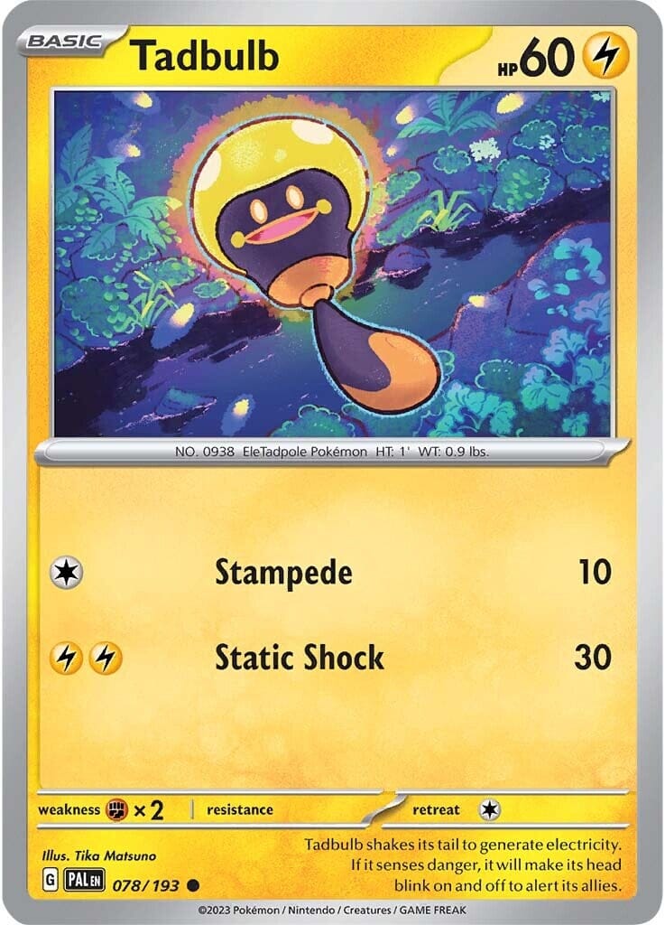 Tadbulb (078/193) [Scarlet & Violet: Paldea Evolved] Pokemon Single Pokémon  | Multizone: Comics And Games