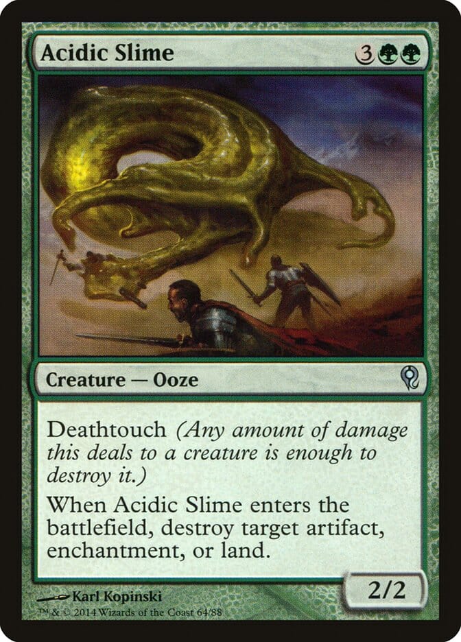 Acidic Slime [Duel Decks: Jace vs. Vraska] MTG Single Magic: The Gathering  | Multizone: Comics And Games