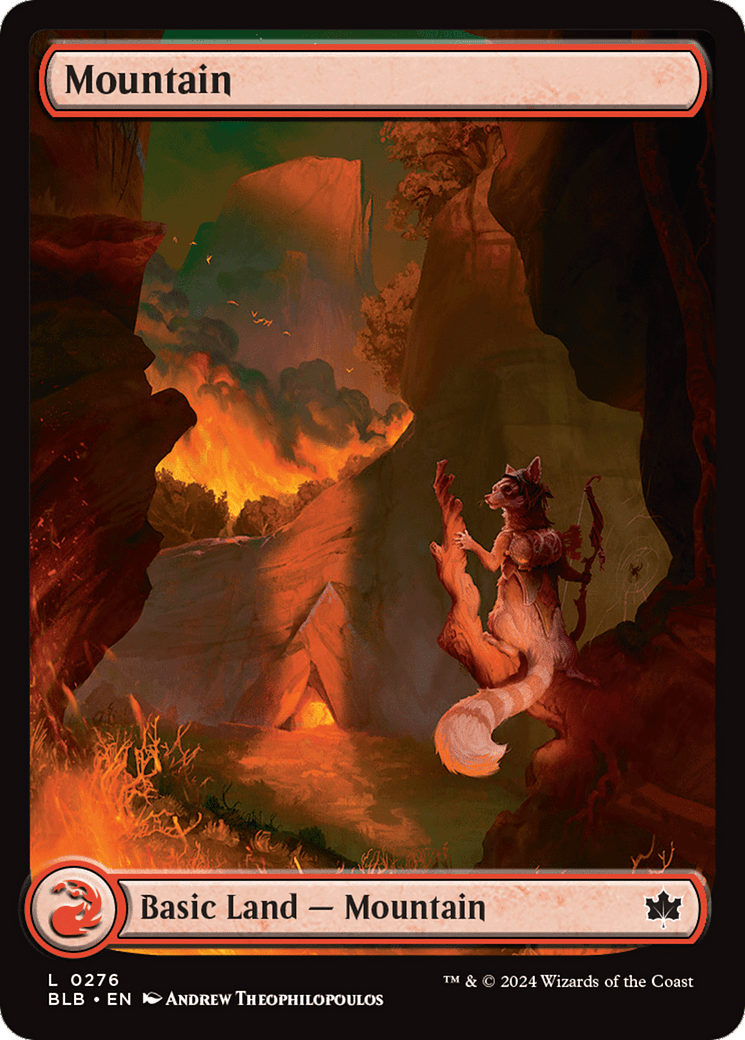 Mountain (0276) [Bloomburrow] MTG Single Magic: The Gathering  | Multizone: Comics And Games