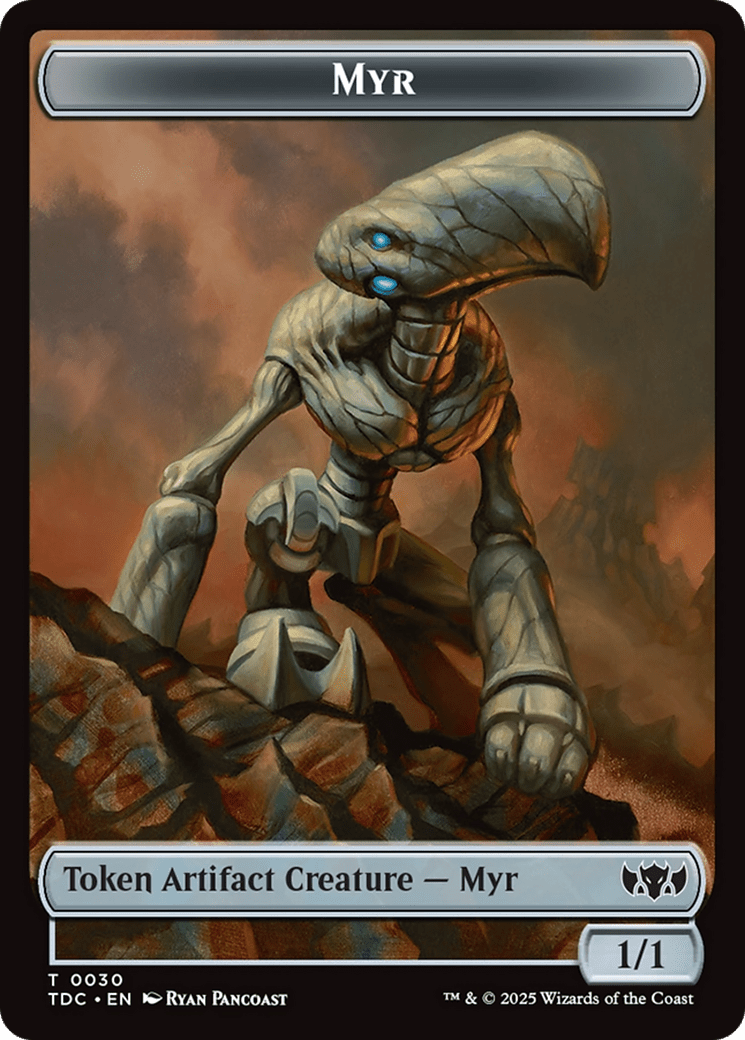 Snake // Myr Double-Sided Token [Tarkir: Dragonstorm Commander Tokens] MTG Single Magic: The Gathering  | Multizone: Comics And Games