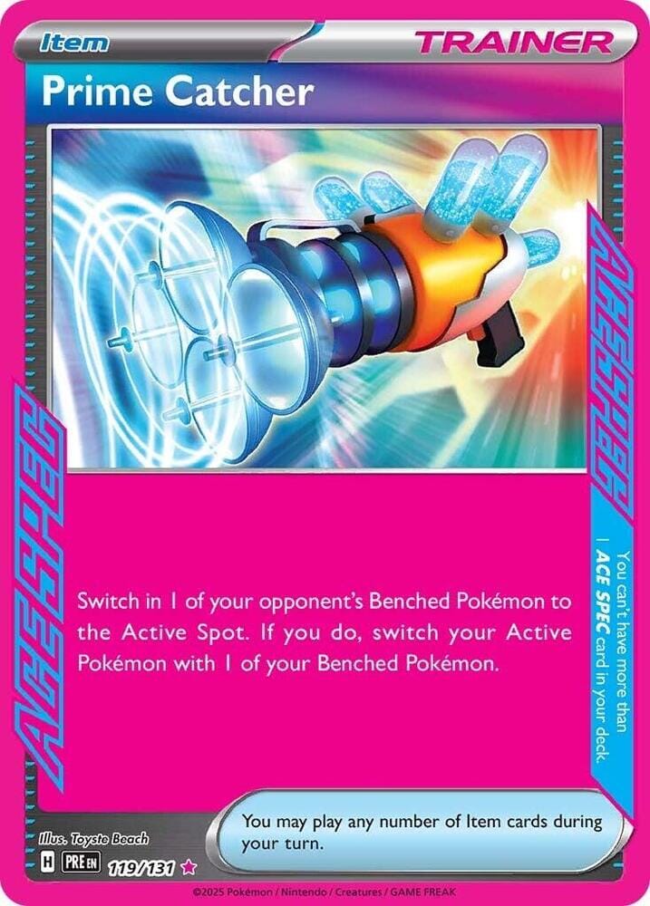 Prime Catcher (119/131) [Scarlet & Violet: Prismatic Evolutions] Pokemon Single Pokémon  | Multizone: Comics And Games