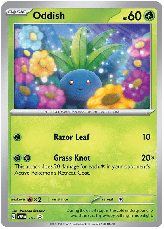 Oddish (102) [Scarlet & Violet: Black Star Promos] Pokemon Single Pokémon  | Multizone: Comics And Games
