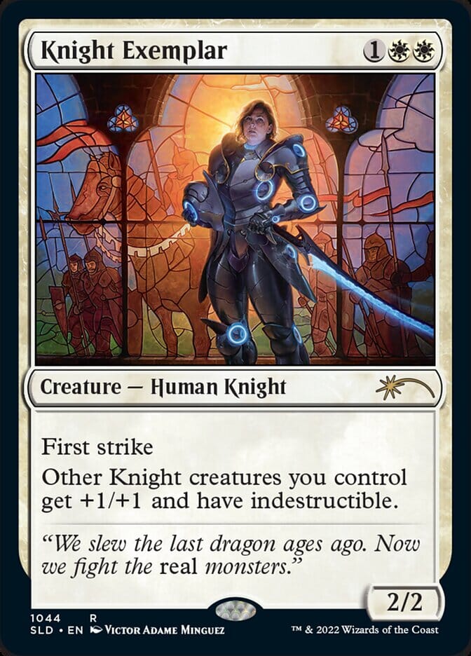 Knight Exemplar (1044) [Secret Lair Drop Series] MTG Single Magic: The Gathering  | Multizone: Comics And Games