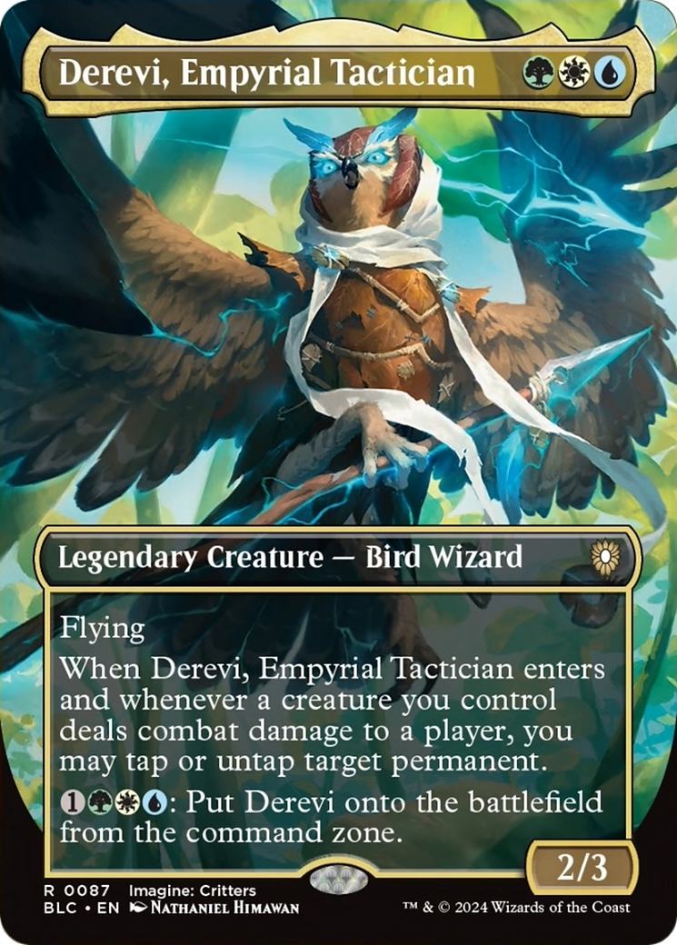 Derevi, Empyrial Tactician (Borderless) [Bloomburrow Commander] | Multizone: Comics And Games