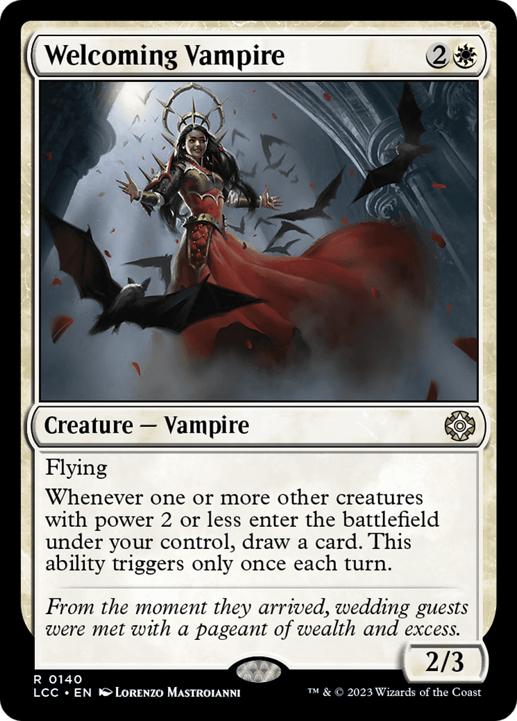 Welcoming Vampire [The Lost Caverns of Ixalan Commander] MTG Single Magic: The Gathering  | Multizone: Comics And Games