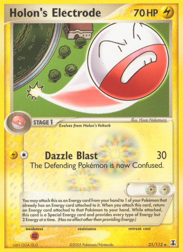 Holon's Electrode (21/113) [EX: Delta Species] Pokemon Single Pokémon  | Multizone: Comics And Games