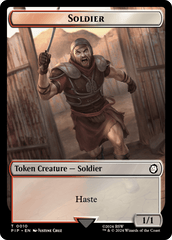 Junk // Soldier (0010) Double-Sided Token [Fallout Tokens] MTG Single Magic: The Gathering  | Multizone: Comics And Games