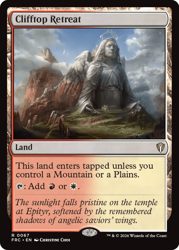 Clifftop Retreat [Reality Fracture Commander] MTG Single Magic: The Gathering  | Multizone: Comics And Games