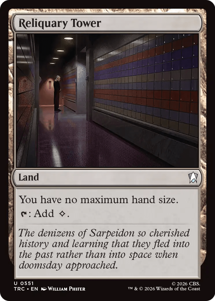 Reliquary Tower (Surge Foil) [Star Trek Commander] MTG Single Magic: The Gathering  | Multizone: Comics And Games