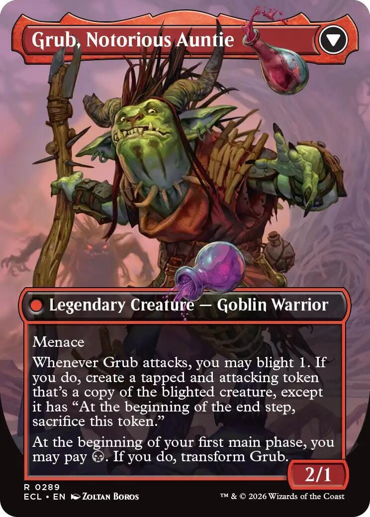 Grub, Storied Matriarch (Borderless) [Lorwyn Eclipsed] MTG Single Magic: The Gathering  | Multizone: Comics And Games
