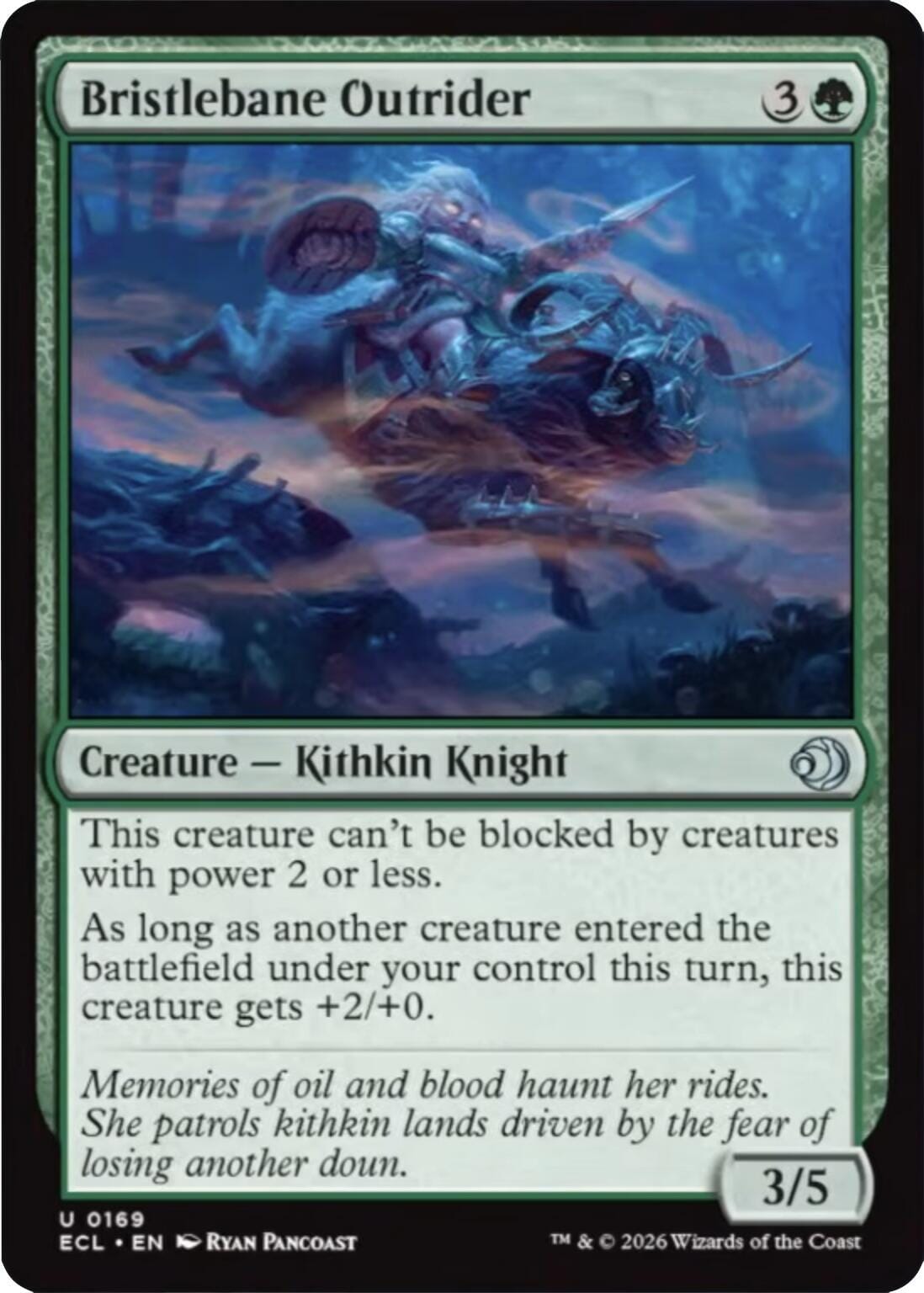 Bristlebane Outrider [Lorwyn Eclipsed] MTG Single Magic: The Gathering  | Multizone: Comics And Games