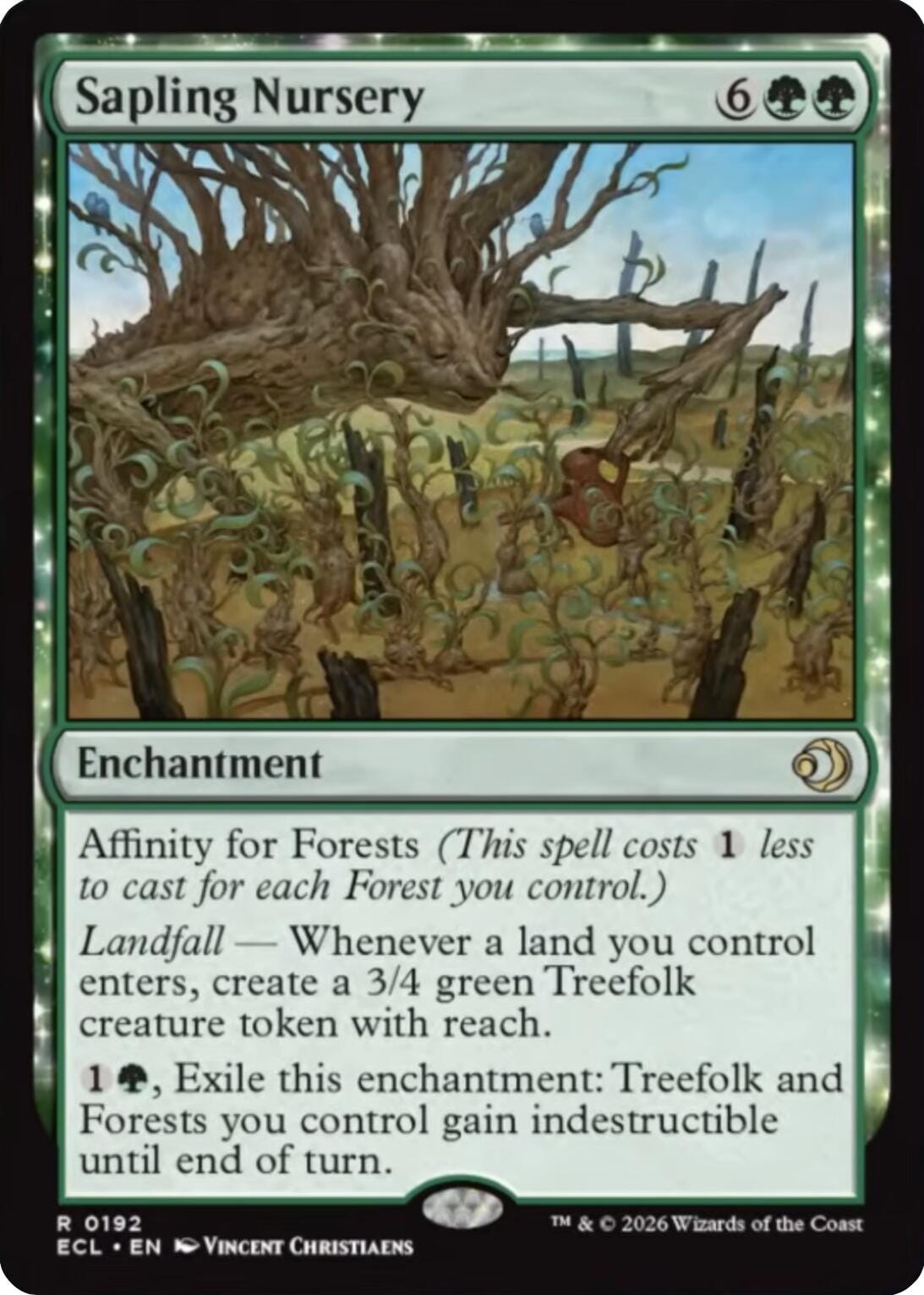 Sapling Nursery [Lorwyn Eclipsed] MTG Single Magic: The Gathering  | Multizone: Comics And Games