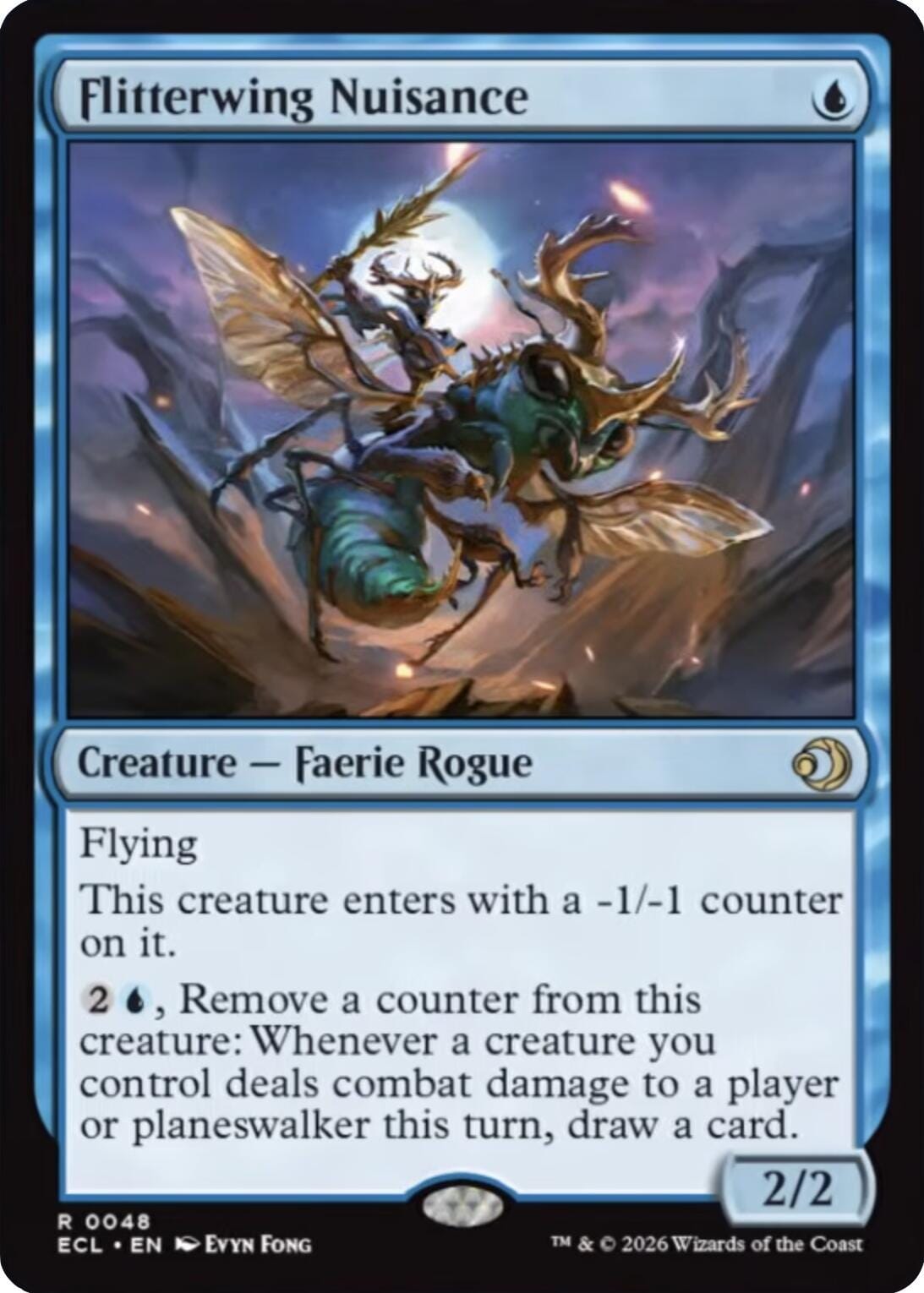 Flitterwing Nuisance [Lorwyn Eclipsed] MTG Single Magic: The Gathering  | Multizone: Comics And Games