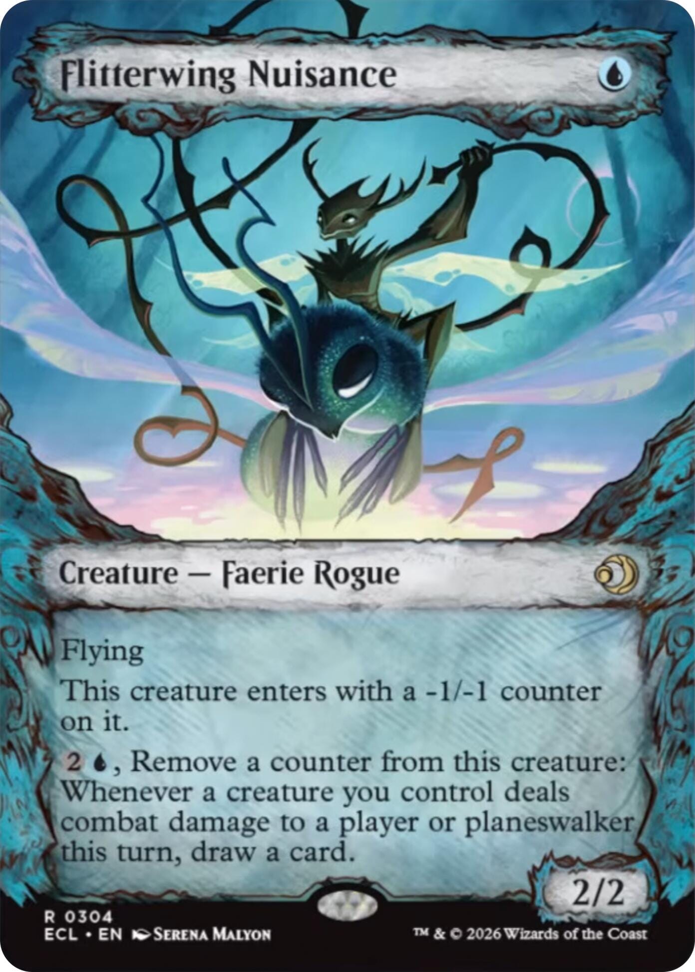 Flitterwing Nuisance (Showcase) [Lorwyn Eclipsed] MTG Single Magic: The Gathering  | Multizone: Comics And Games