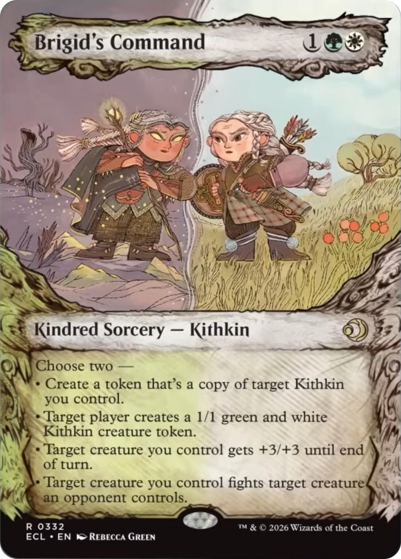Brigid's Command (Showcase) [Lorwyn Eclipsed] MTG Single Magic: The Gathering  | Multizone: Comics And Games