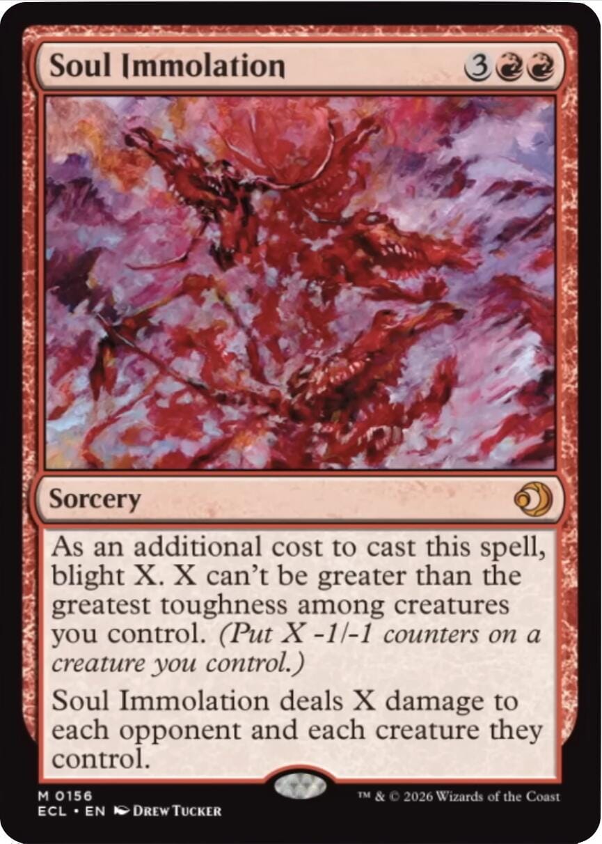 Soul Immolation [Lorwyn Eclipsed] MTG Single Magic: The Gathering  | Multizone: Comics And Games