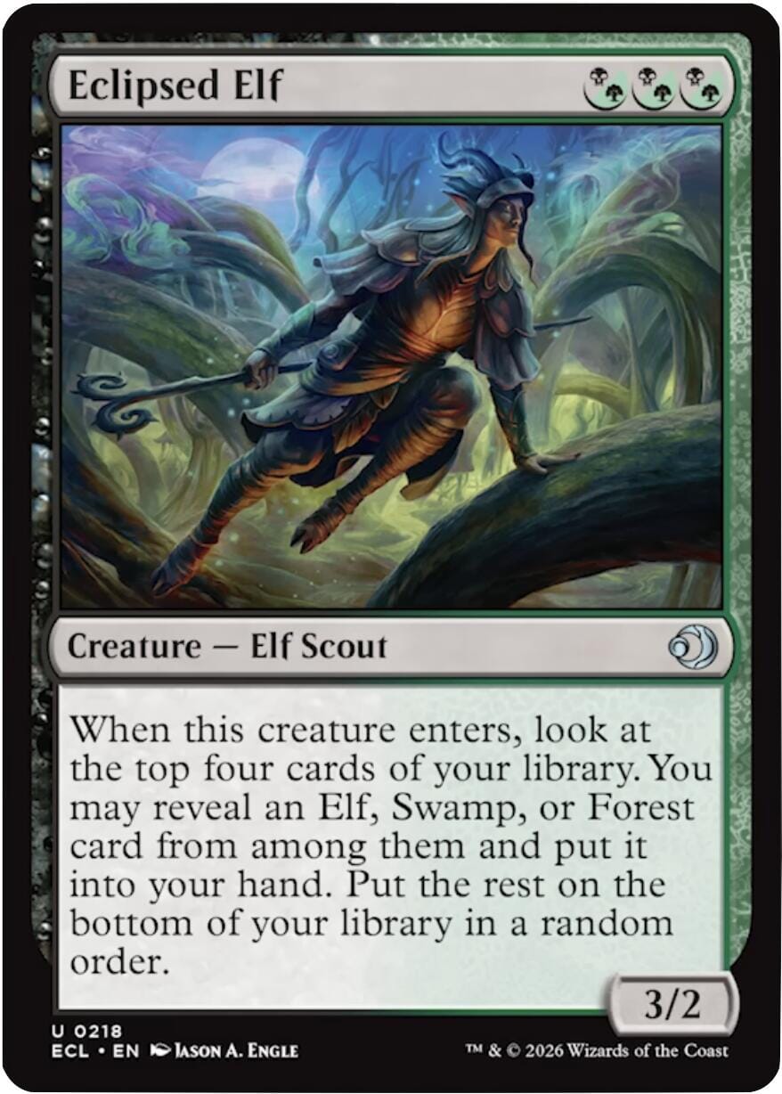 Eclipsed Elf [Lorwyn Eclipsed] MTG Single Magic: The Gathering  | Multizone: Comics And Games