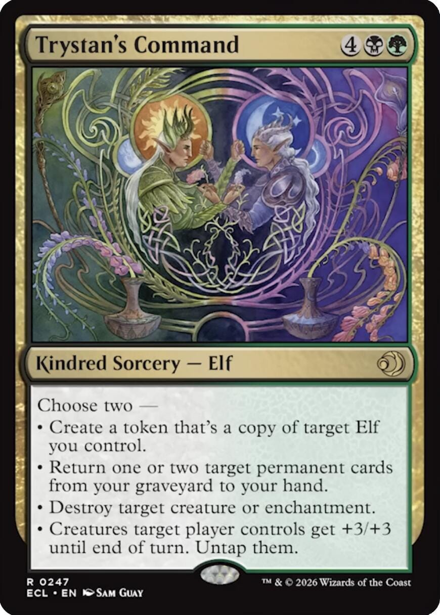 Trystan's Command [Lorwyn Eclipsed] MTG Single Magic: The Gathering  | Multizone: Comics And Games