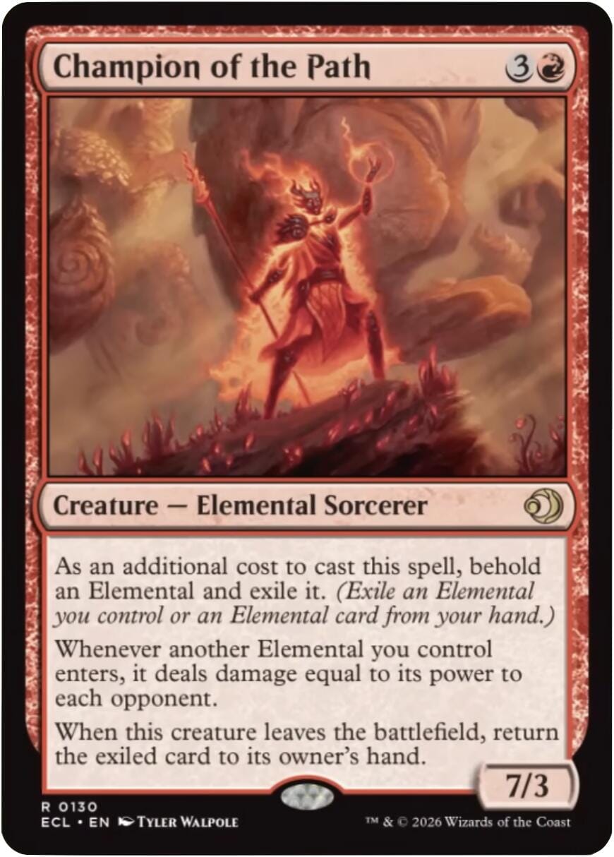 Champion of the Path [Lorwyn Eclipsed] MTG Single Magic: The Gathering  | Multizone: Comics And Games