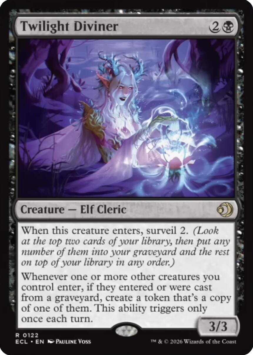 Twilight Diviner [Lorwyn Eclipsed] MTG Single Magic: The Gathering  | Multizone: Comics And Games