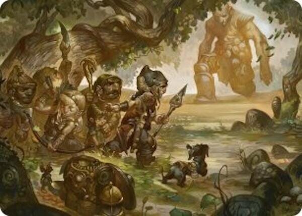 Protective Response Art Card [Lorwyn Eclipsed Art Series] MTG Single Magic: The Gathering  | Multizone: Comics And Games