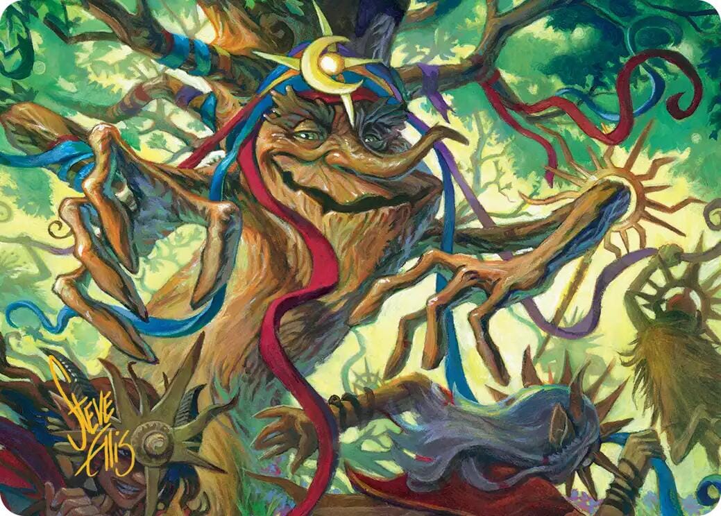 Sun-Dappled Celebrant Art Card (Gold-Stamped Signature) [Lorwyn Eclipsed Art Series] MTG Single Magic: The Gathering  | Multizone: Comics And Games