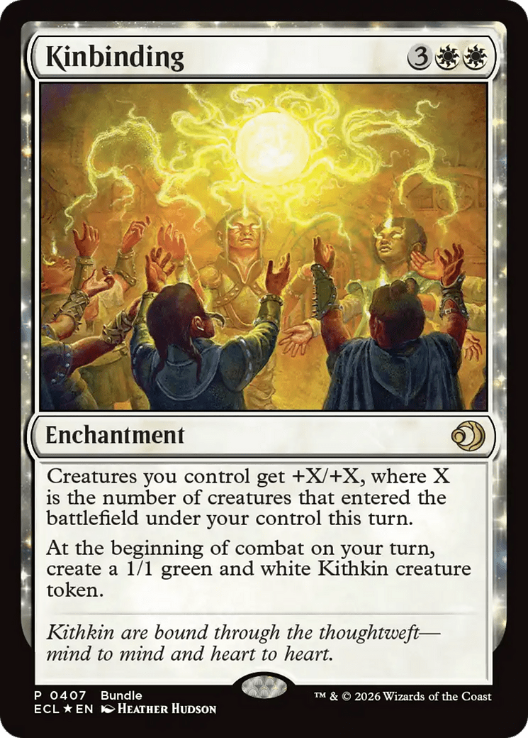 Kinbinding (Bundle) [Lorwyn Eclipsed Promos] MTG Single Magic: The Gathering  | Multizone: Comics And Games