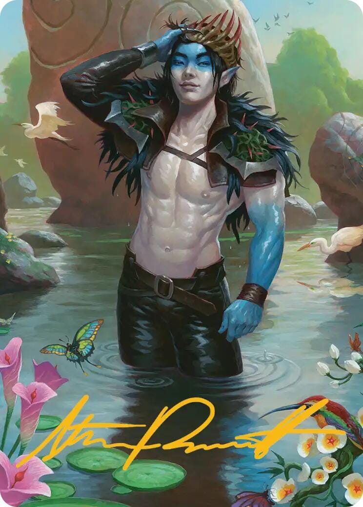Oko, Lorwyn Liege Art Card (Gold-Stamped Signature) [Lorwyn Eclipsed Art Series] MTG Single Magic: The Gathering  | Multizone: Comics And Games