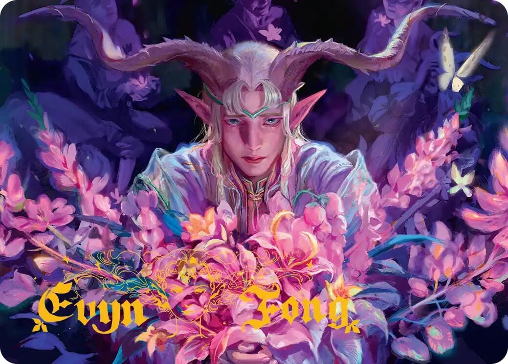 Dawnhand Eulogist Art Card (Gold-Stamped Signature) [Lorwyn Eclipsed Art Series] MTG Single Magic: The Gathering  | Multizone: Comics And Games