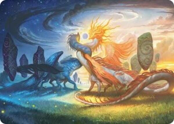 Celestial Reunion Art Card (19/54) [Lorwyn Eclipsed Art Series] MTG Single Magic: The Gathering  | Multizone: Comics And Games