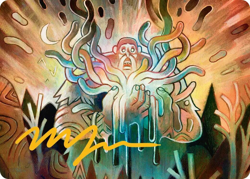 Aurora Awakener Art Card (40/54) (Gold-Stamped Signature) [Lorwyn Eclipsed Art Series] MTG Single Magic: The Gathering  | Multizone: Comics And Games