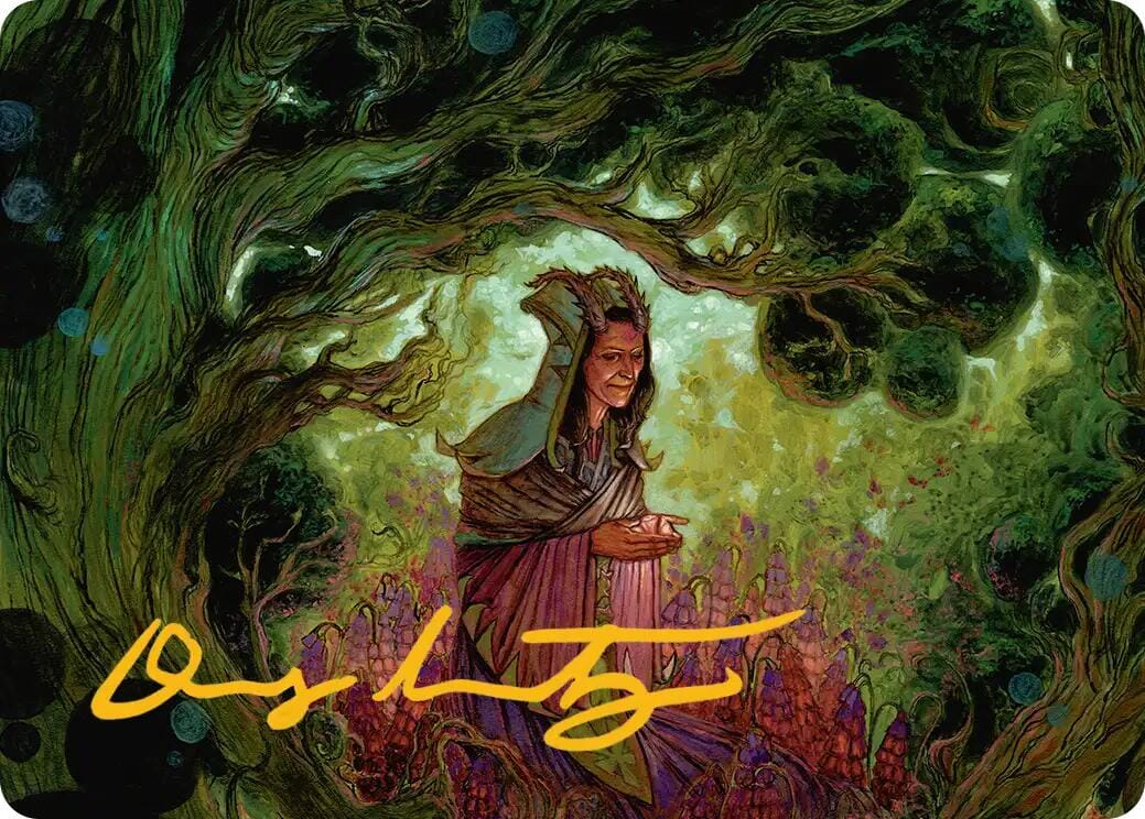 Bloom Tender Art Card (Gold-Stamped Signature) [Lorwyn Eclipsed Art Series] MTG Single Magic: The Gathering  | Multizone: Comics And Games