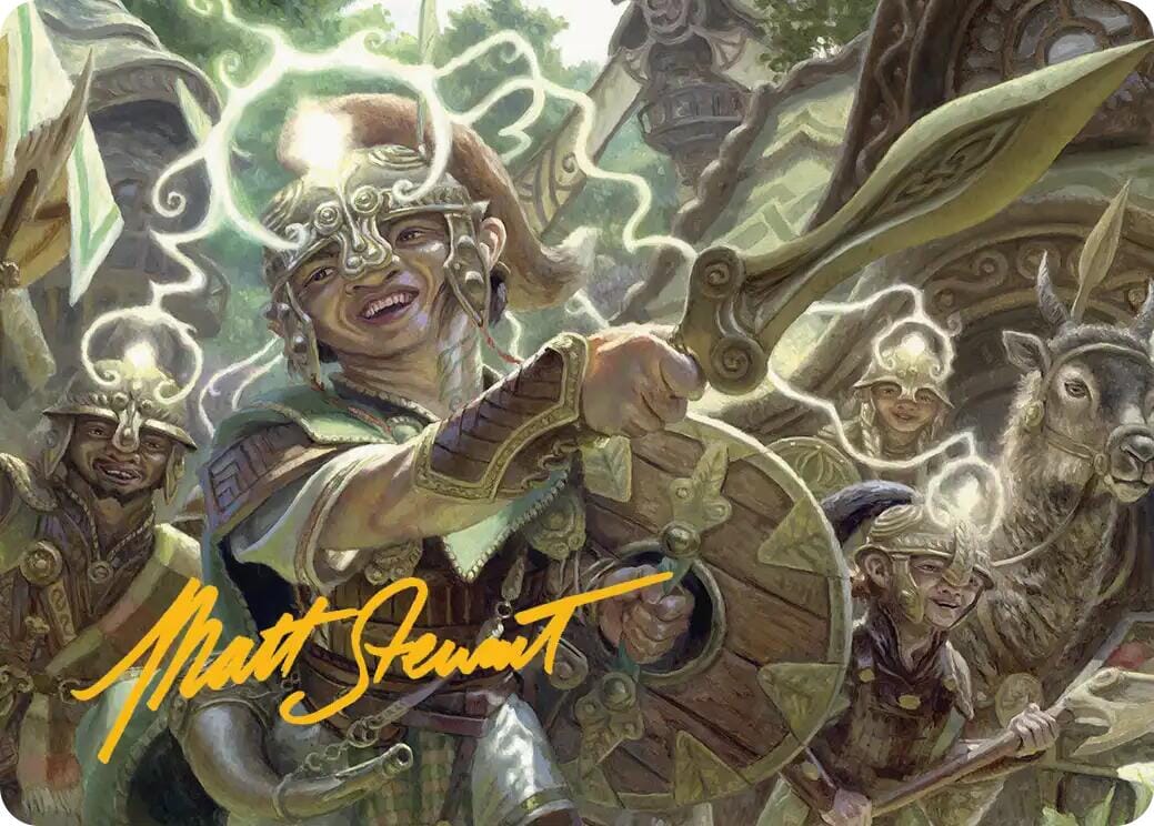 Thoughtweft Lieutenant Art Card (Gold-Stamped Signature) [Lorwyn Eclipsed Art Series] MTG Single Magic: The Gathering  | Multizone: Comics And Games