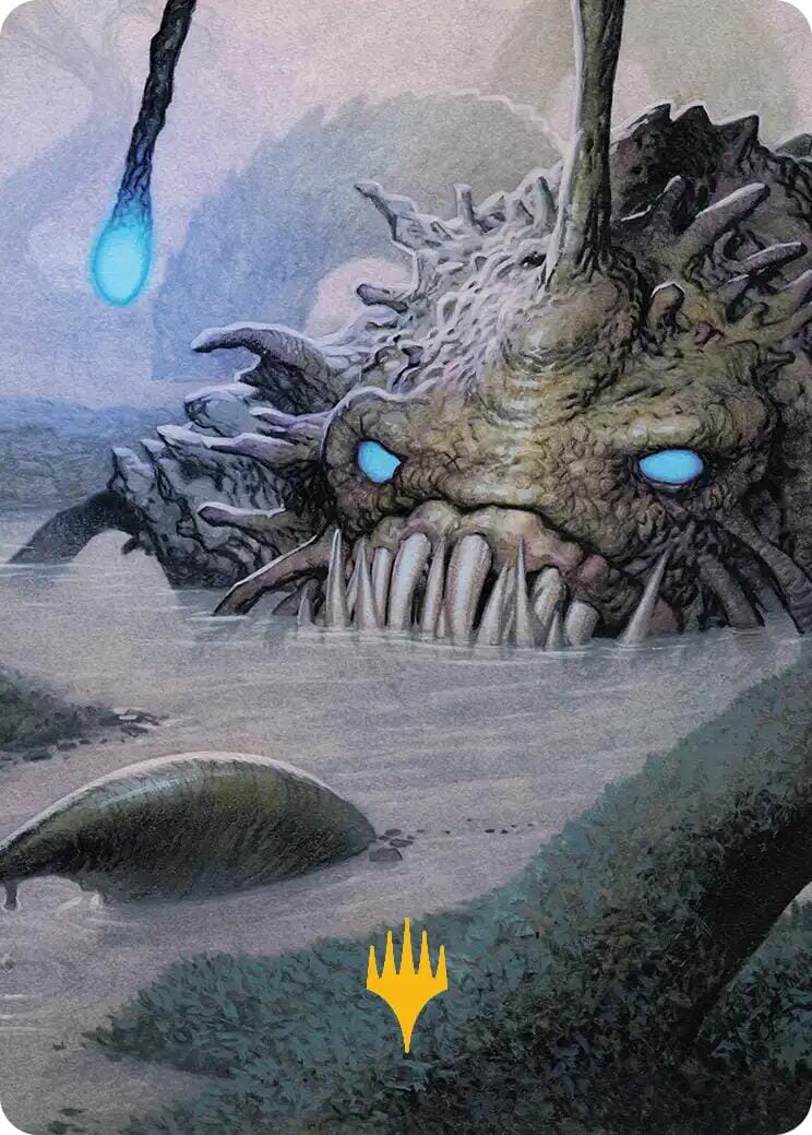 Deceit Art Card (Gold-Stamped Planeswalker Symbol) [Lorwyn Eclipsed Art Series] MTG Single Magic: The Gathering  | Multizone: Comics And Games