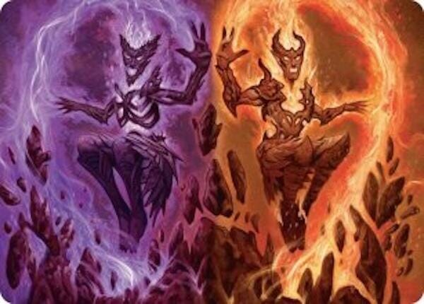 Fire Covenant Art Card [Lorwyn Eclipsed Art Series] MTG Single Magic: The Gathering  | Multizone: Comics And Games