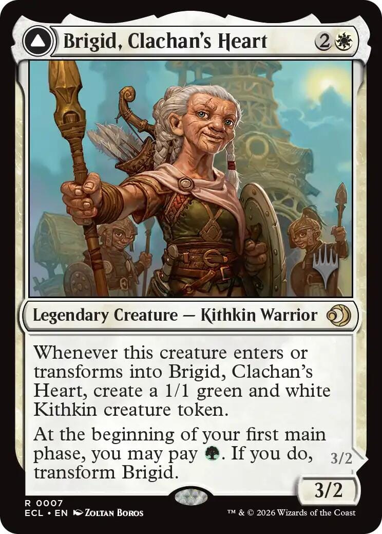 Brigid, Clachan's Heart [Lorwyn Eclipsed Promos] MTG Single Magic: The Gathering  | Multizone: Comics And Games