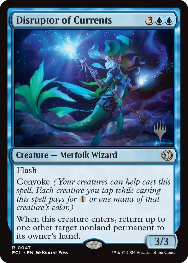 Disruptor of Currents [Lorwyn Eclipsed Promos] MTG Single Magic: The Gathering  | Multizone: Comics And Games