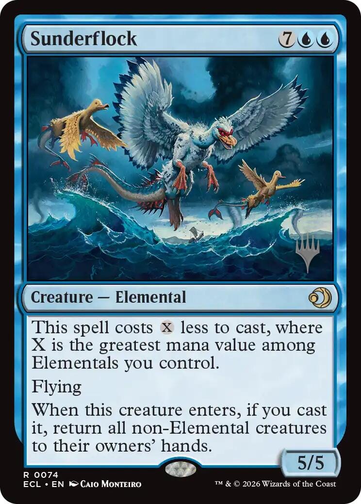 Sunderflock [Lorwyn Eclipsed Promos] MTG Single Magic: The Gathering  | Multizone: Comics And Games