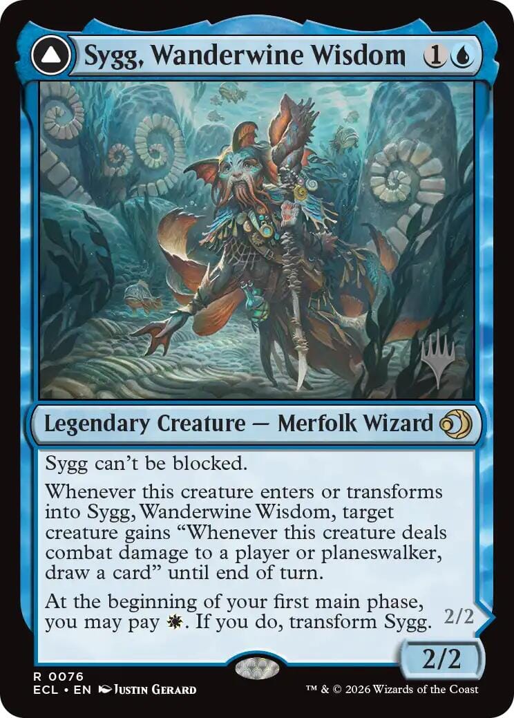 Sygg, Wanderwine Wisdom [Lorwyn Eclipsed Promos] MTG Single Magic: The Gathering  | Multizone: Comics And Games