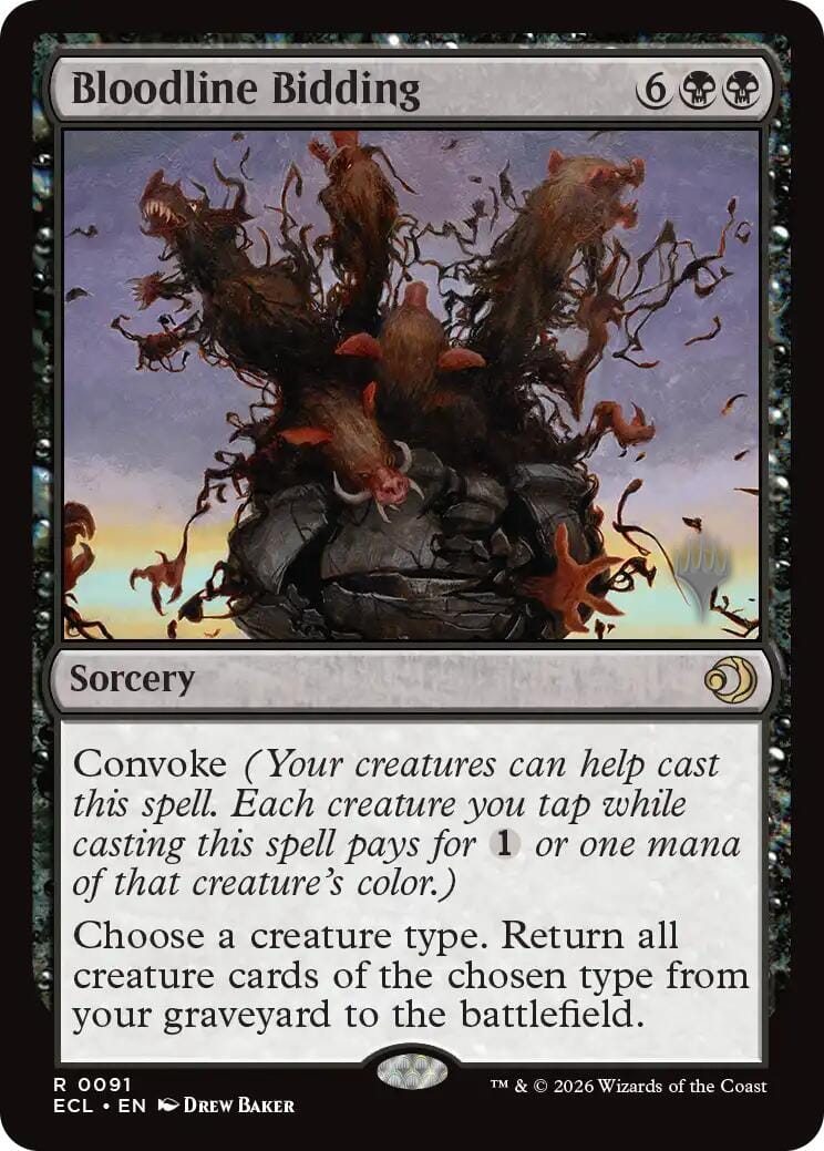 Bloodline Bidding [Lorwyn Eclipsed Promos] MTG Single Magic: The Gathering  | Multizone: Comics And Games