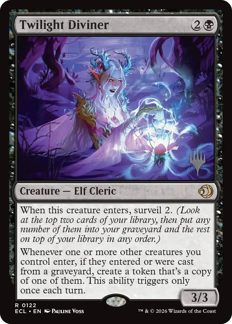 Twilight Diviner [Lorwyn Eclipsed Promos] MTG Single Magic: The Gathering  | Multizone: Comics And Games