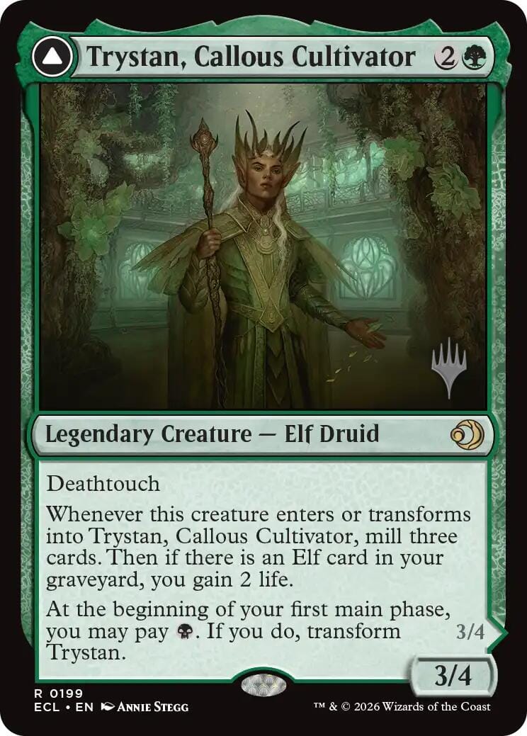 Trystan, Callous Cultivator [Lorwyn Eclipsed Promos] MTG Single Magic: The Gathering  | Multizone: Comics And Games